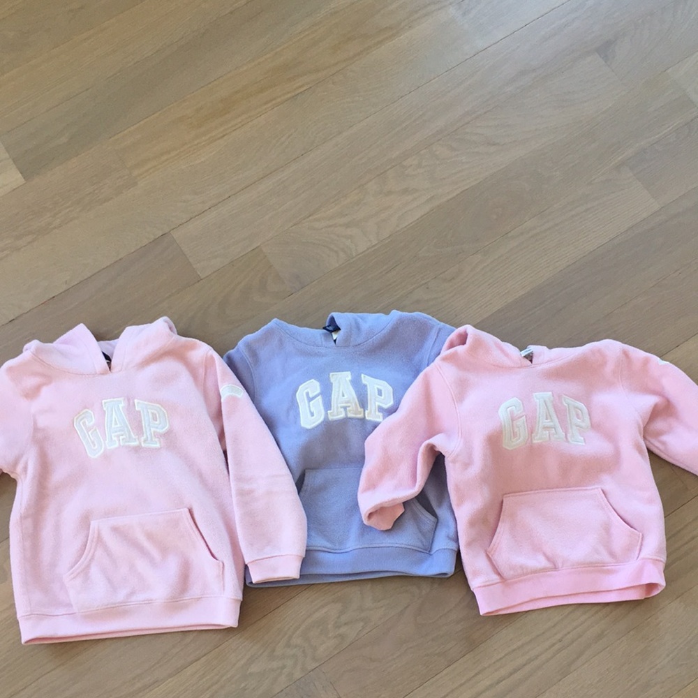 GAP Kids hooded fleece sweater